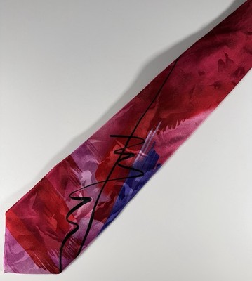 Jerry Garcia Tie Greatful Dead Red Pink Collection Thirty Eight Alligator Works