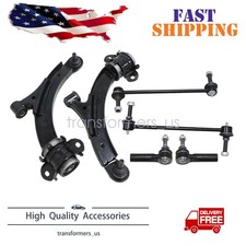 Front Lower Control Arms Sway Bars Tie Rods End Kit For 10-2014 Ford Mustang