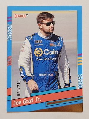 2024 Donruss Optic NASCAR Racing #131 Joe Graf Jr. Carolina Blue #070/249