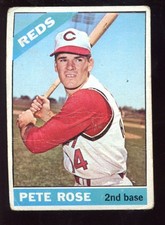 1966 Topps Baseball Card #30 Pete Rose