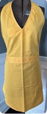 1976, McDonald's, "Un-Used", Female Employee Yellow Dress Apron Vintage 