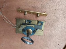 Serrure XIX ème malle coffre ancien  neuf de stock