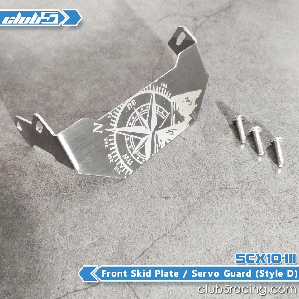 Front Metal Skid Plate for Axial SCX10 III Jeep JL Wrangler / JT Gladiator ( C ) - Image 4 of 4