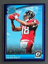 Calvin Ridley 2018 Donruss Optic Rookie Purple Stars Holo Parallel #02/25 RC