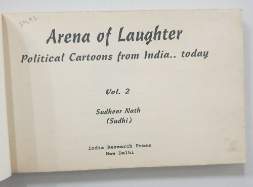 Nath, Sudheer: Arena Of Laughter. Political Cartoons From India---Today. c 1990 - 第 2/10 張圖片