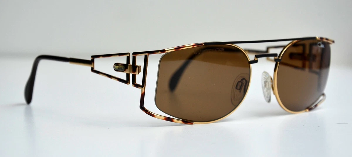 Cazal Vintage Sunglasses - NOS-Model 967- Col.472- Gold & Brown