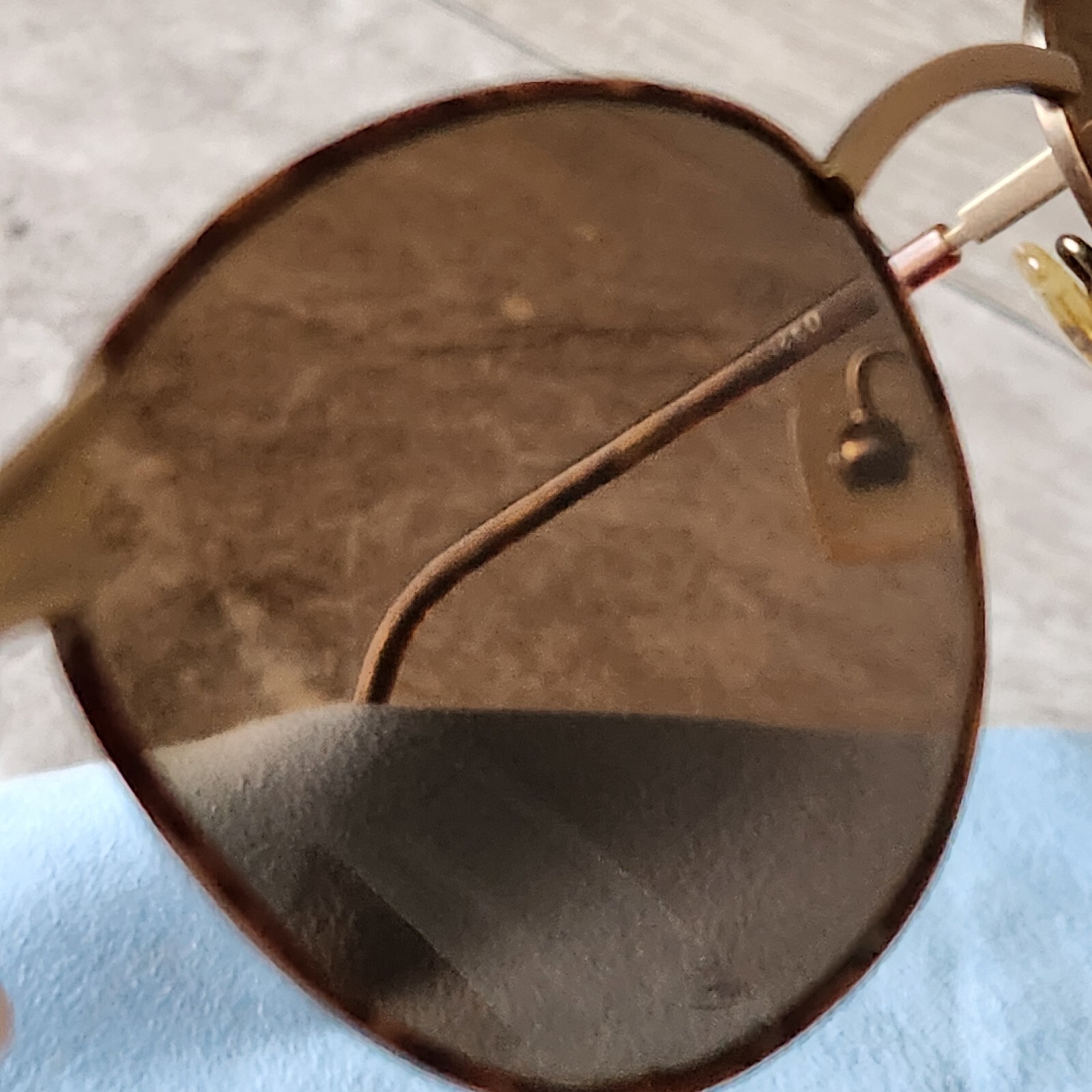 Cambridge Vintage Sunglasses Round Copper Frame P… - image 13