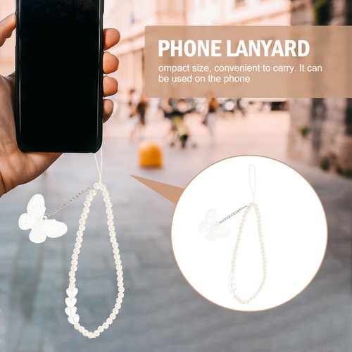 2 Pcs Chic Hanging Decor Key Lanyard Anti- Lost Phone Chain Bag Hanging Decor - 第 9/12 張圖片