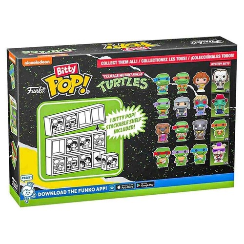 Funko Bitty POP: Teenage Mutant Ninja Turtles - Donatello 4 in Pack S2 Vinyl Toy - Picture 2 of 3