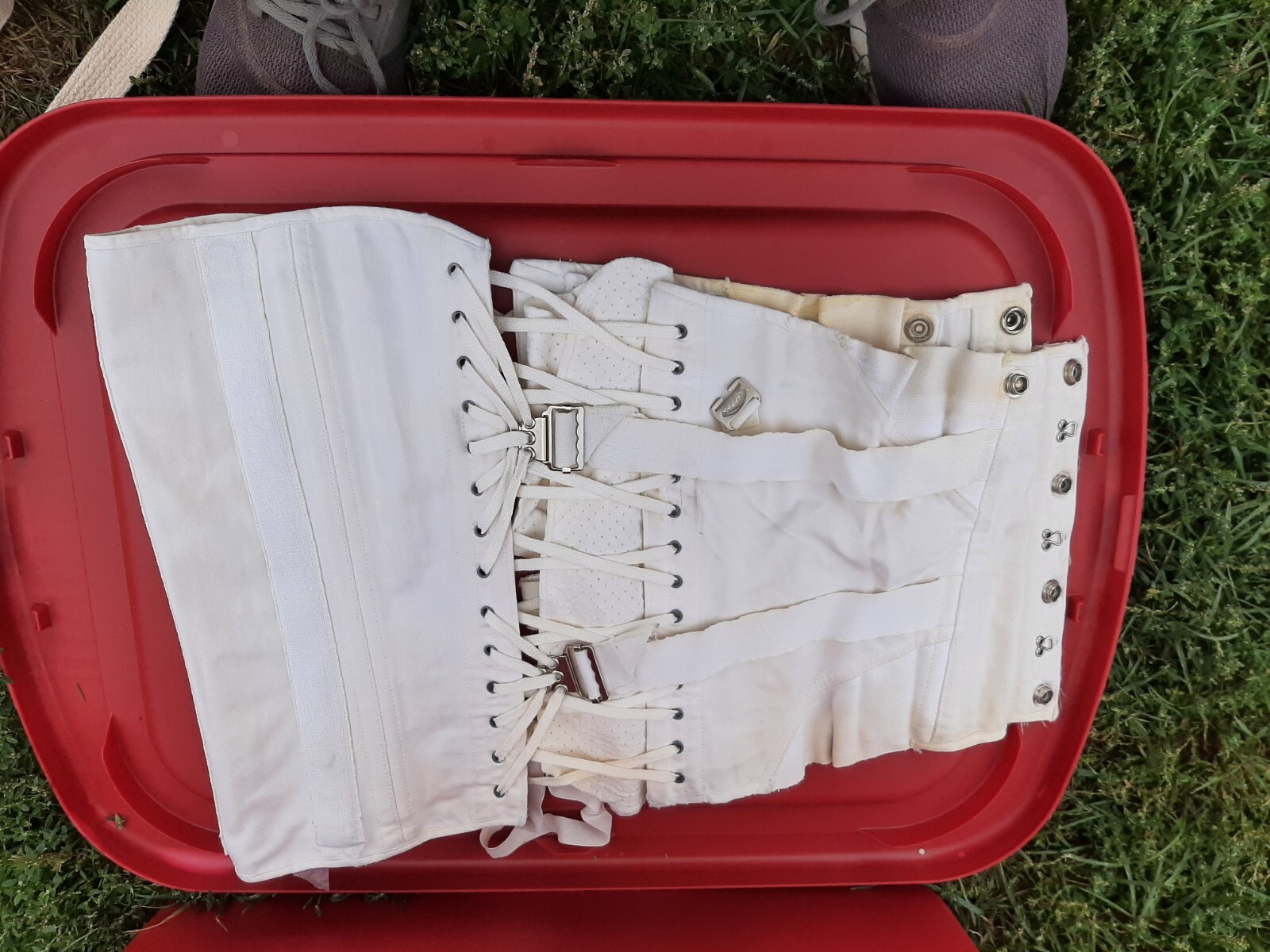 Vintage Girdle Corset Back Brace Support Freeman Size… Gem