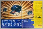Sega Mega CD Mega Drive Gamesmaster Channel 4 TV 1993 Vintage Retro Publicité