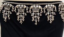 Tribal Fusion Belly Dance BELT Medallion Pendant Boho Jewelry Fusion Womens ATS