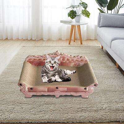 Wellpappe Katzenkratzer Couch Bett Katzenkratzbrett vielseitig