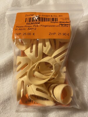 Plastic Finger Pick/Fingerplektrum, Extra L