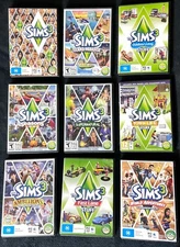 The Sims 3 with 5 Expansion Packs & 3 Stuff Packs: Total Lot of 9