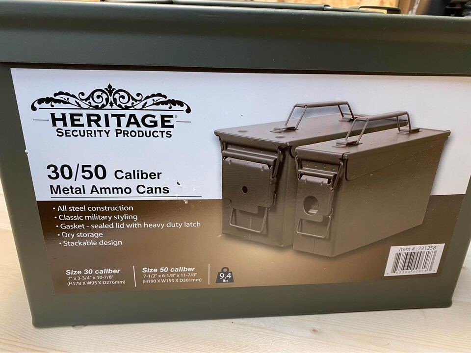 Heritage Security Products 30/50 Caliber Metal Ammo NEW