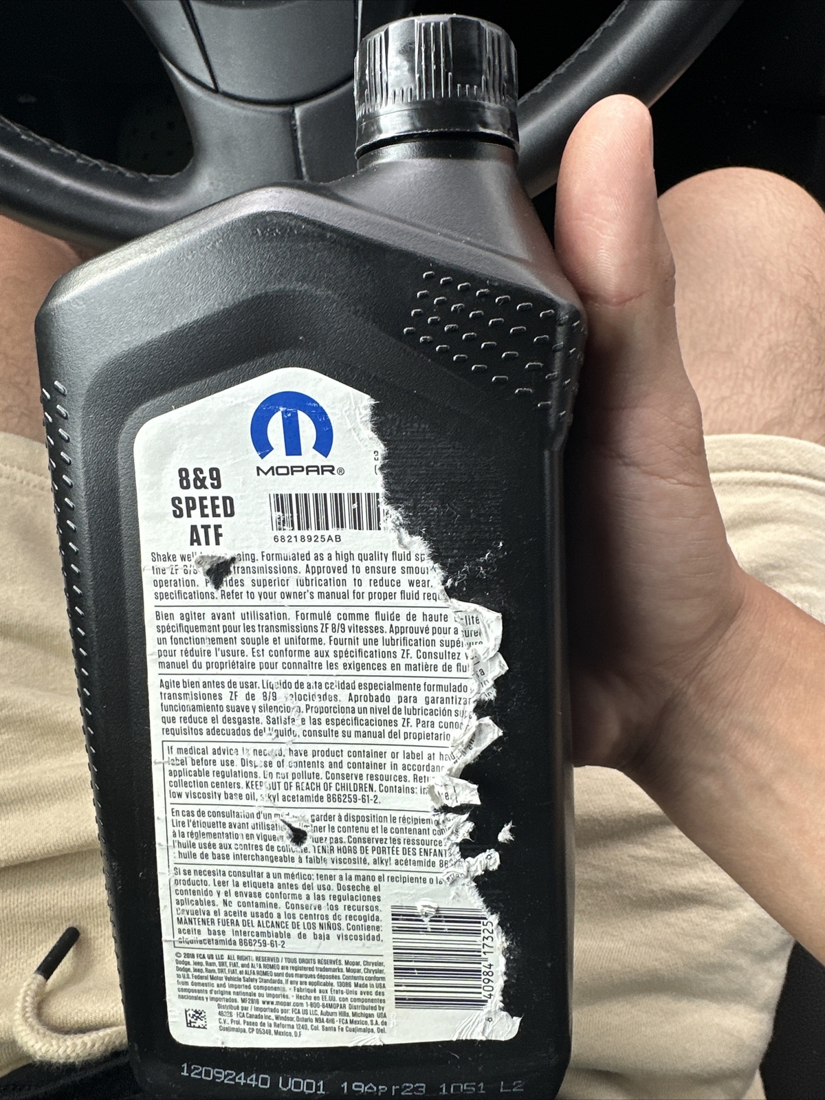 Mopar 8 & 9 speed ATF eBay