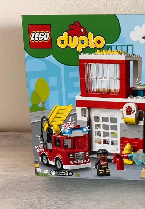 LEGO Duplo Fire Station & Helicopter 10970 Toy Building Kit 117 pcs - Image 3 of 4