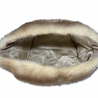 Vintage Blonde Mink Pill Box Hat (S) | eBay display picture 2