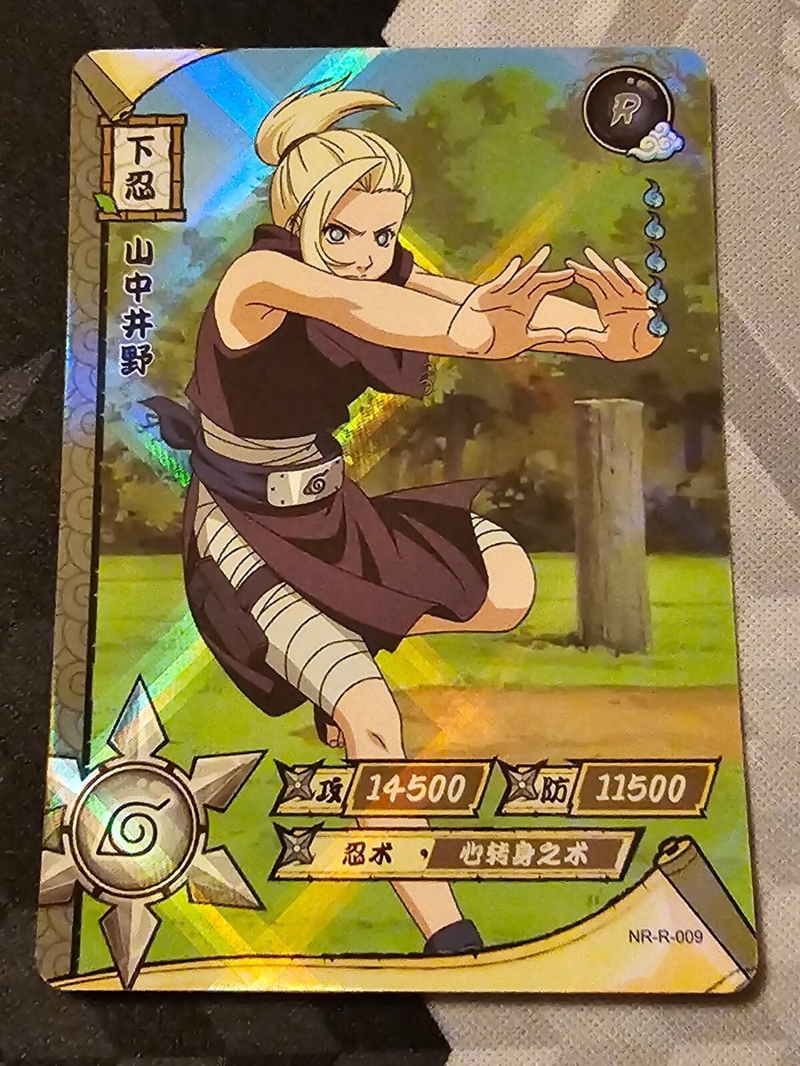 NARUTO ナルトカードゲーム CCG 山中イノ Yamanaka Ino NR-R-009 FOIL Naruto Kayou 2002 CCG TCG | eBay