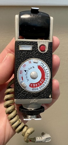 VTG JAPAN 1950 CAMERA FLASH ACCESSORY ATTACHMENT SUNSET EJECT B.TEST | eBay