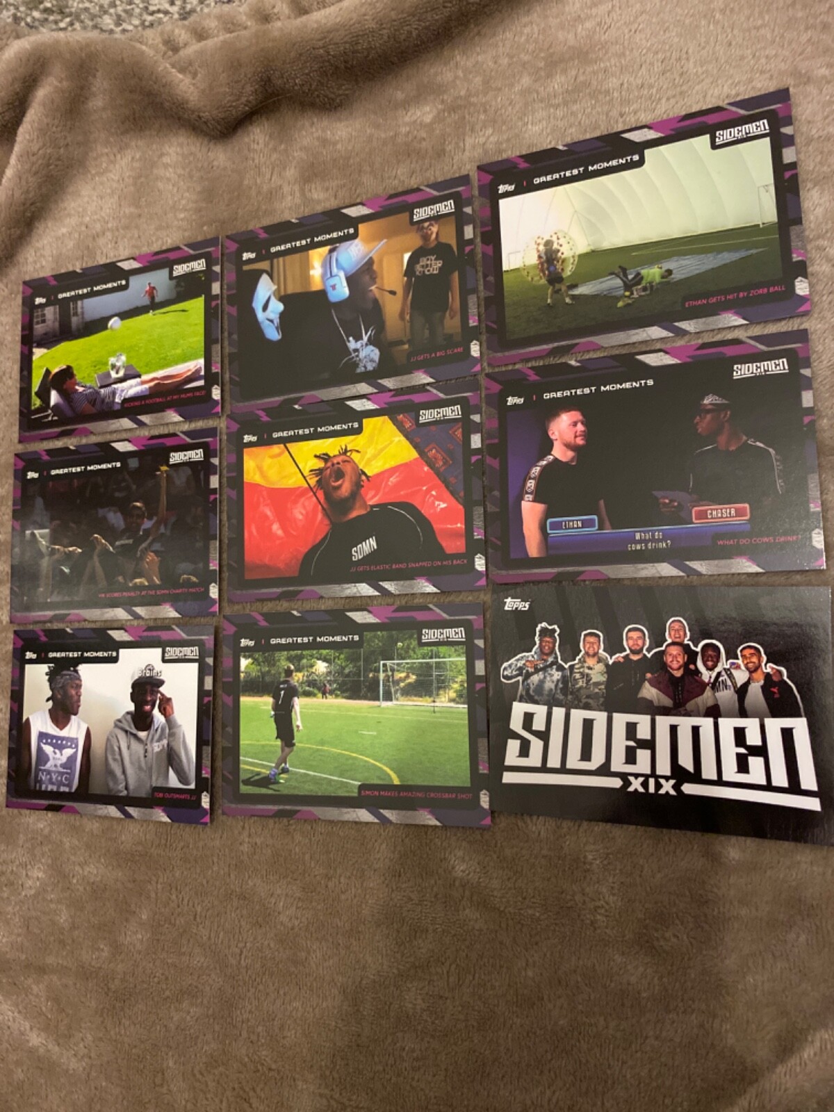 sidemen topps trading & chrome cards PICK THE CARD YOU WANT FROM THE