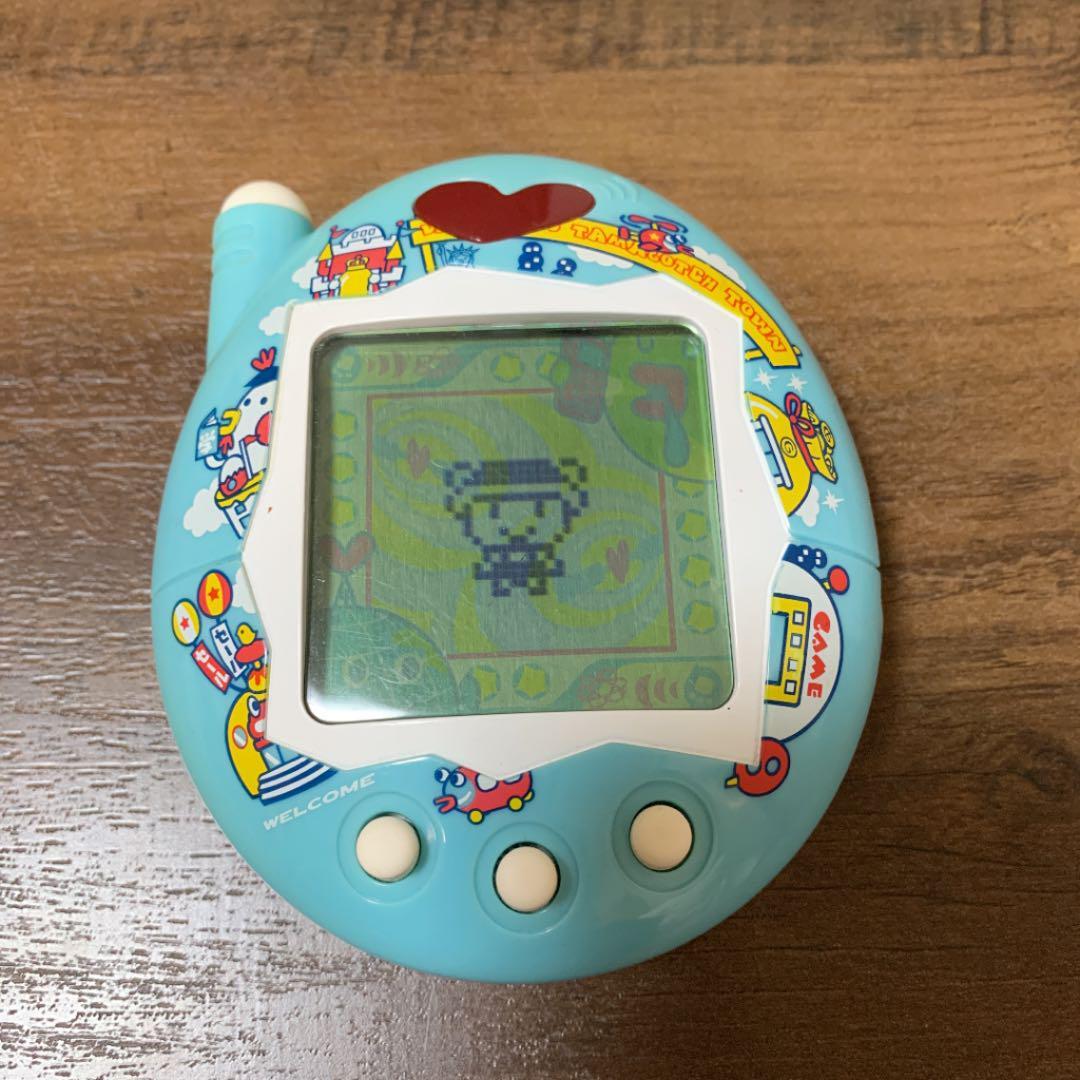 Tamagotchi O-uchi no Deka Version Blue Color Bandai Limited Home