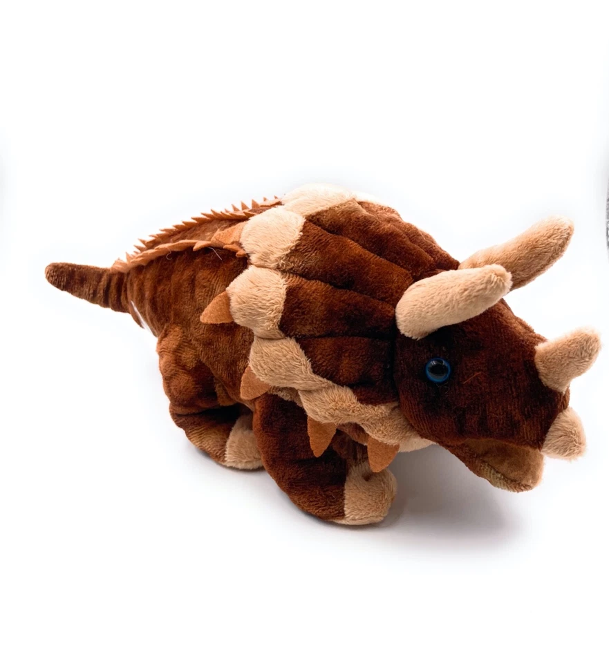 Plüschtier Stofftier Kuscheltier Dinosaurier Urzeittier Dino Triceratops L 28 cm - Bild 2 von 3