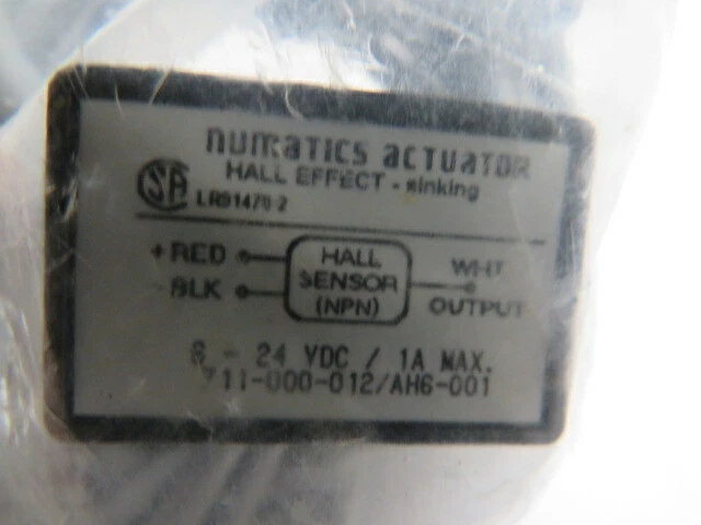 Numatics AH6-001 Sinking NPN Hall Effect Switch 6-24VDC 1A ! NWB ! - Image 3 of 3