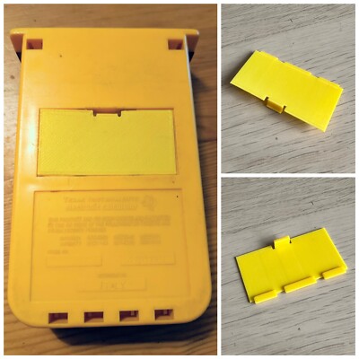 Texas Instruments Little Professor Akkudeckel Ersatz Reparatur Reparatur 3D Druck