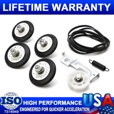 4581EL2002C Dryer Drum Roller Wheel and Shaft Pack of 4 For LG 4581EL2002H