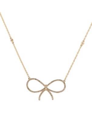 Liebling Diamant Schleife Halskette