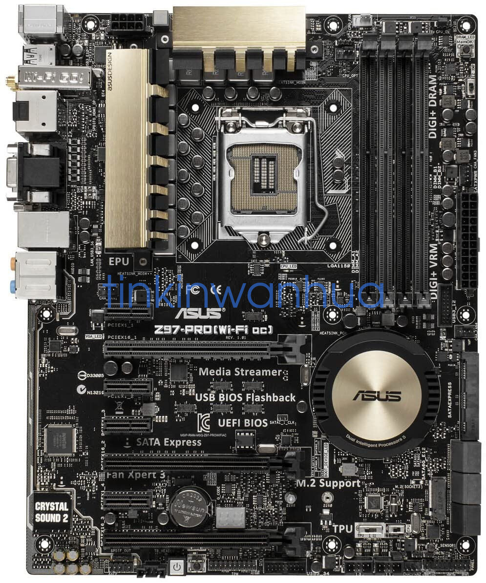 FOR ASUS Z97-PRO Motherboard Supports 4790K 32GB DDR3