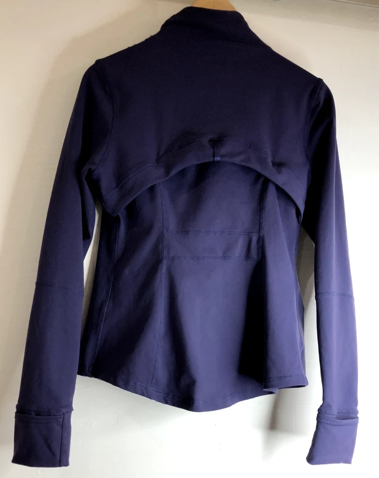 Qualidyne Size Small Sports Running Yoga Athletic Jacket Purple - Image 2 of 4