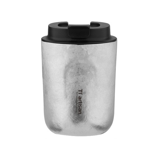 Tasses Titane IBasingo 120 Ml + 180 Ml - Ultra Légères, 0,4 Mm - Randonnée, Camping, Voyage