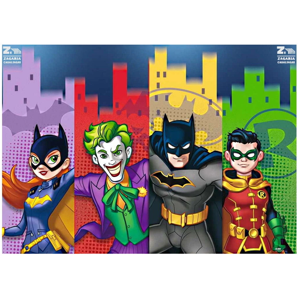 PUZZLE BATMAN ROBIN JOKER BATGIRL 60 PZ PER BAMBINI ETA'+ 4 ANNI RAVENSBURGER - Immagine 2 di 2