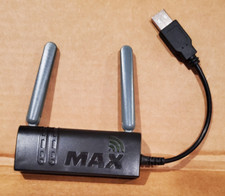 Adattatore Xbox 360 MAX Wireless N WiFi Doppia Antenna Testato Funzionante