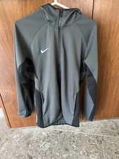 Nike Basketball Thermaflex Dri Fit Jacket Hoodie Black Size Medium CQ0311-010