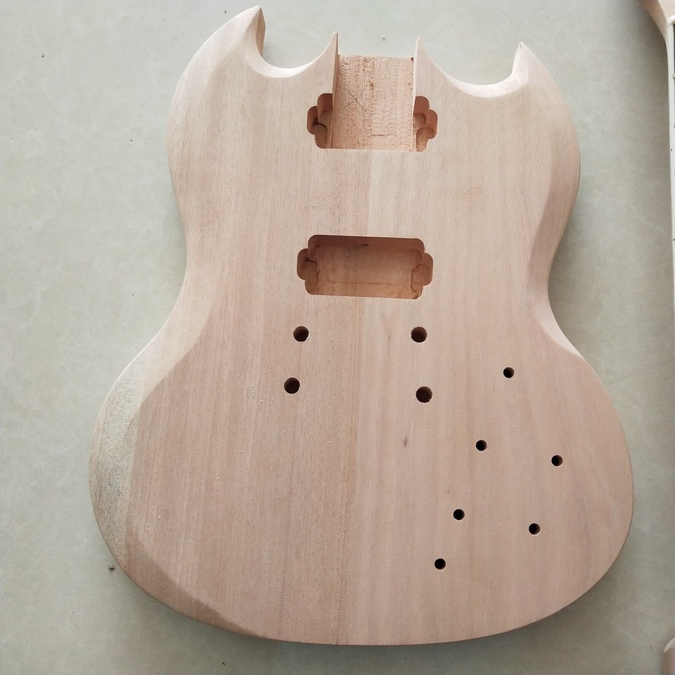 1set SG Guitar Kit DIY Guitar neck 22fret 24.75inch With Mahogany