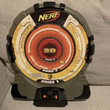 Nerf N-Strike Target Electronic Talking Dart Board Orange 2003. Tested
