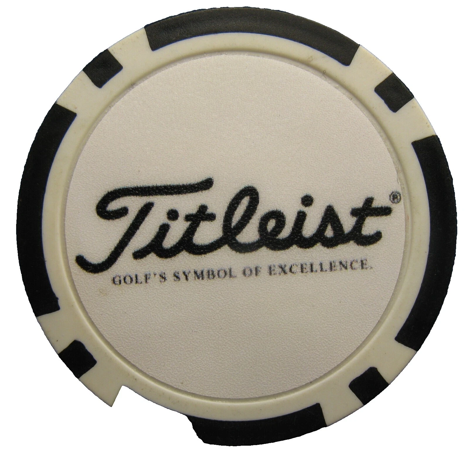 Marcadores de pelota de golf de fichas de póquer Titleist