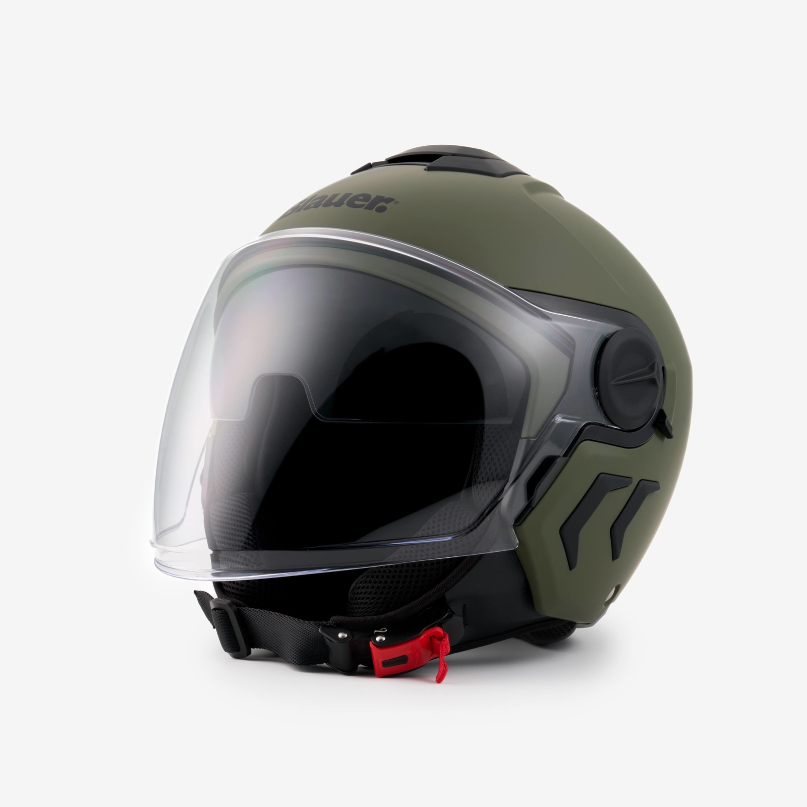 Casco Blauer DEMI JET� - DJ01 MONO Verde Opaco S