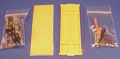 On30 20' WOOD FLAT CAR WITH STAKE POCKETS KIT WISEMAN MODEL SERVICES  / YORKE  