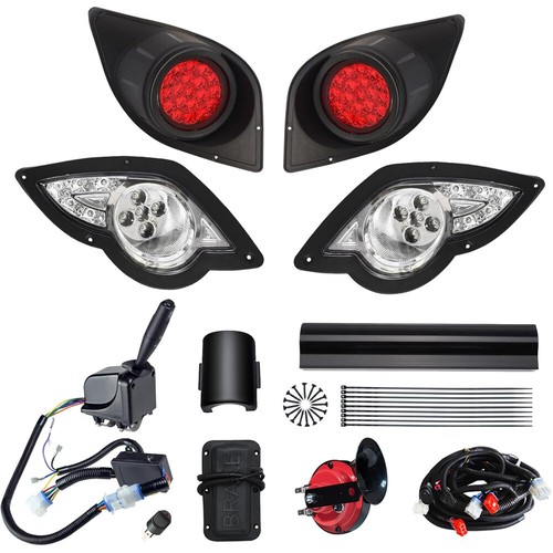 For Yamaha G29 Drive Golf Cart LED Headlight & Tail Light Kit (2007-Up) Gas&Elec