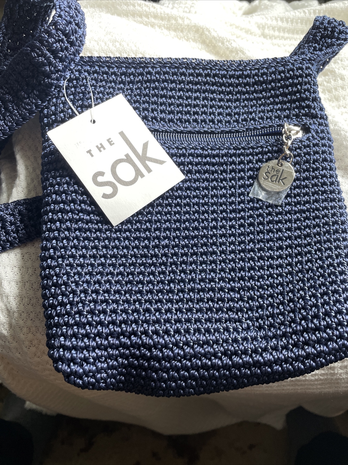 THE SAK Crochet Craze Rad Crossbody Bag in Hand Crochet Single Strap