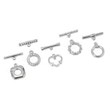 5sets Stainless Steel OT Toggle Clasp Connector for DIY Bracelet Necklace Making