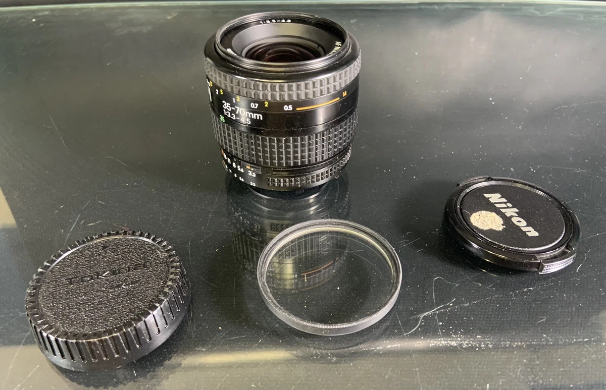 Nikon AF Nikkor 35-70mm f/3.3-4.5 FX lens for F100 N90 F5 D850 D750 D7200-TESTED