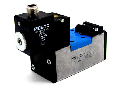 NEW FESTO MDH-5/2-D-1-M12-C-SA  VALVE 197125 MDH52D1M12CSA