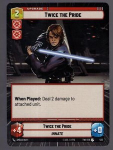 Star Wars Unlimited TotR Hyperspace Card TWI422 Twice the Pride