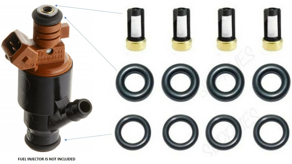 Kit de reparación de servicio de inyector de combustible BMW 318i 318ti 318is Z3 sellos filtros juntas tóricas Foto 2 de 3
